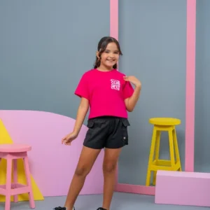 Conjunto Linho Feminino Love Club (FRAMBOESA)