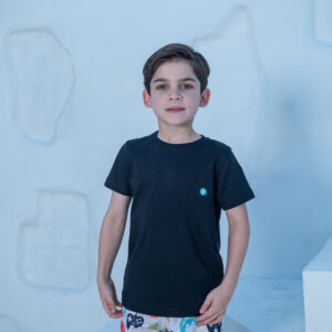 Conjunto Masculino Camisa (PRETO ) + Short Mauricinho Tactel Premium