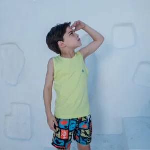 Conjunto Masculino REGATA (MAÇA VERDE ) + Short Mauricinho Tactel Premium